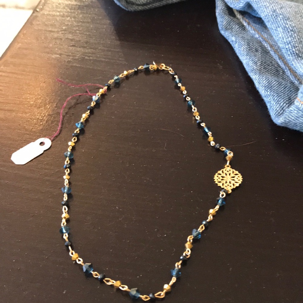Swarovski and gold filled choker🌺